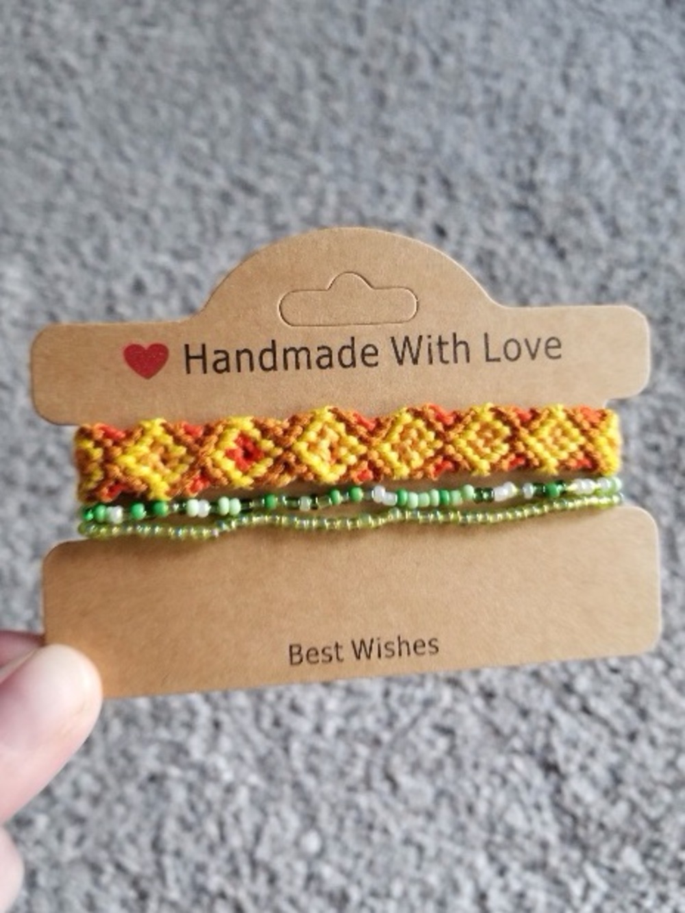 Handmade Beaded Friendship Bracelet Set
